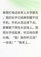 姐姐瘫了那天弟弟在上大学，他的学费停了